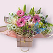 Load image into Gallery viewer, Discover a splendid collection of seasonal floral bouquets. Each unique arrangement is a stunning dichotomous mix of breathtaking color combinations. This incredibly beautiful and bountiful arrangement boasts a lush selection of fresh flowers, featuring the perfect hues and a delightful variety of blossoms. Flowers are not just a gift; they are the finest way to celebrate, brighten someone’s day, or express sentimental love and feelings.