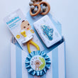 Load image into Gallery viewer, Beautiful Baby Gifts.We create beautiful baby gifts for newborns and infants. From baby showers to first birthdays, we have a large selection of adorable gifts. Perfect as a Baby shower gift or as a way to reach out to a long-distance friend, these modern baskets will make a great impression!