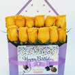 Load image into Gallery viewer, Happy Birthday Bouquet Your flowers will be hand-delivered that same day! Choose from our collection of Florist Delivered flower arrangements, plants, gift baskets, balloons, or our other signature items.Your premier provider of flowers & gifts for all occasions.We delivers flower arrangements and custom bouquets throughout Las Vegas and offers same-day flower delivery for last-minute gift needs! Best Value Flowers & Gifts.Shop Local! Las Vegas Florist Delivers Flowers Same Day. Family Owned