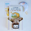 Load image into Gallery viewer, Beautiful Baby Gifts.We create beautiful baby gifts for newborns and infants. From baby showers to first birthdays, we have a large selection of adorable gifts. Perfect as a Baby shower gift or as a way to reach out to a long-distance friend, these modern baskets will make a great impression!