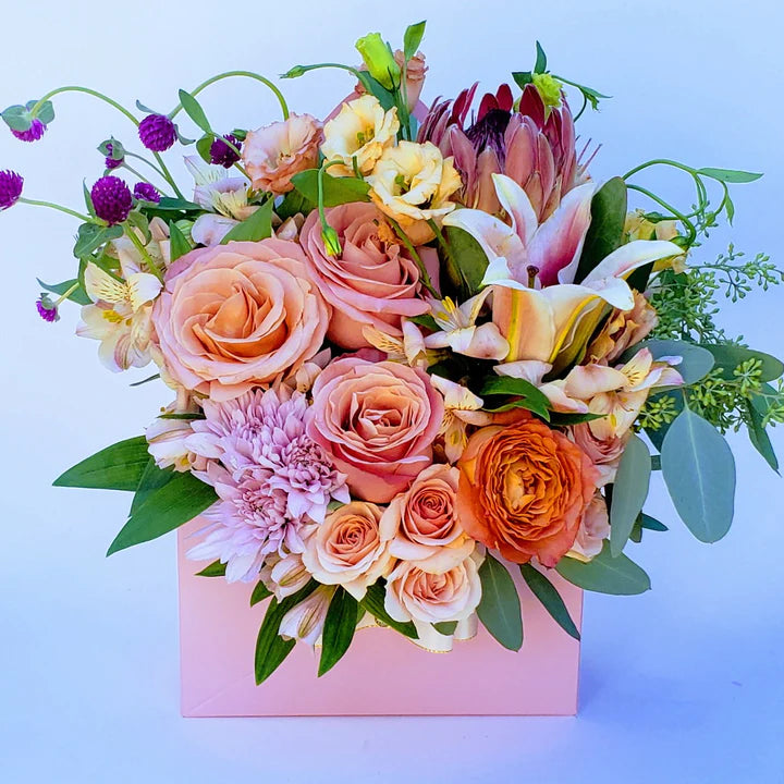 Birthday Flower Cake Bright in Sacramento, CA | Everest Florist & Gifts