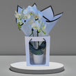 Load image into Gallery viewer, A heartfelt sympathy floral arrangement featuring , white lilies, soft roses, and fresh greenery], beautifully designed to offer comfort and remembrance during difficult times. Available for same-day delivery to ensure your condolences arrive prompt
