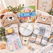 Load image into Gallery viewer, Little Blue Dreams – Welcome Baby Boy Gift Basket
