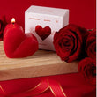 Load image into Gallery viewer, Valentine’s Day Gift Basket featuring a romantic bouquet of dried soap roses, insulated tumbler, scented candle, handmade crochet heart, artisan soap, and greeting card. A thoughtful Valentine’s Day gift for her, perfect for wives, girlfriends, friends, and special occasions. Available for local delivery in Las Vegas and Henderson.
