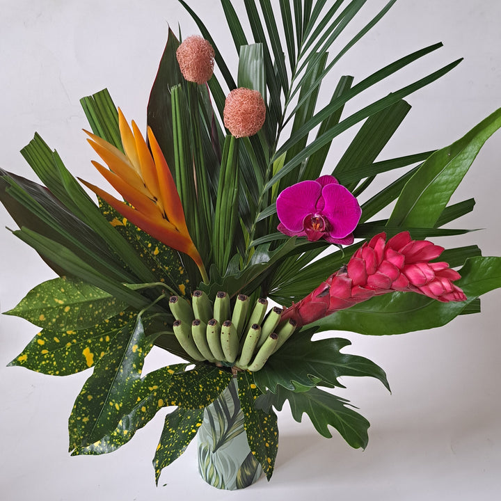 Our exotic flowers and tropical bouquets are the perfect escape no matter what time of the year! Always arranged and delivered by a local florist!