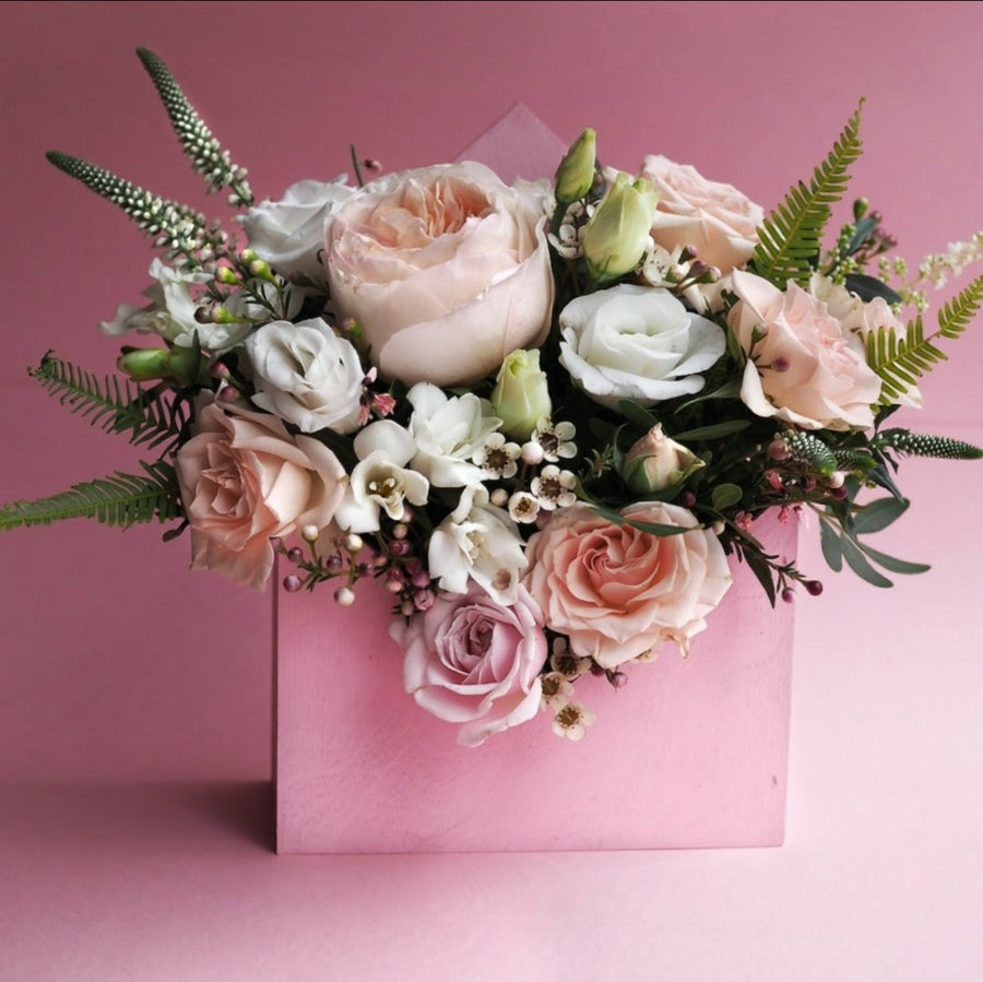 Birthday flowers pink roses bouquet free delivery