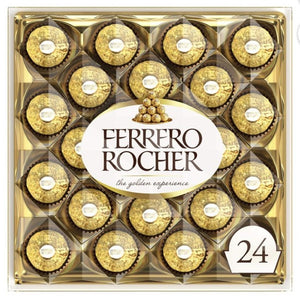 Ferrero Rocher Fine Hazelnut Chocolates 24 ct
